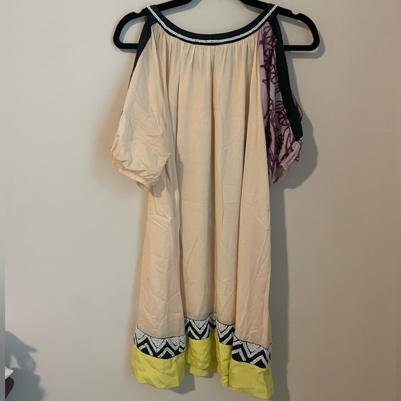 Anthropologie Cold Shoulder Swing Dress - Picture 3 of 7